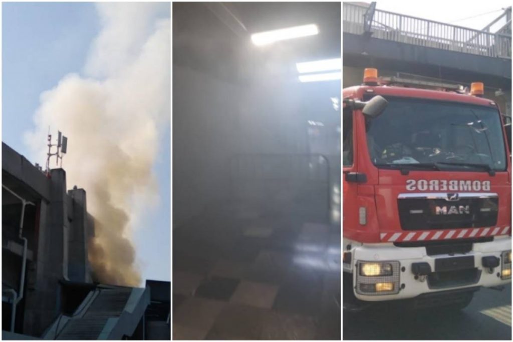 Un incendio tuvo lugar al interior del Metro Pantitlán de la Línea A.