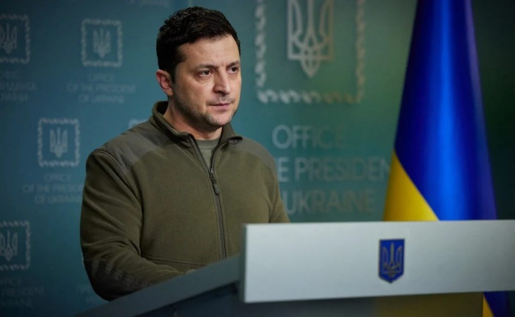 Volodimir Zelensky.